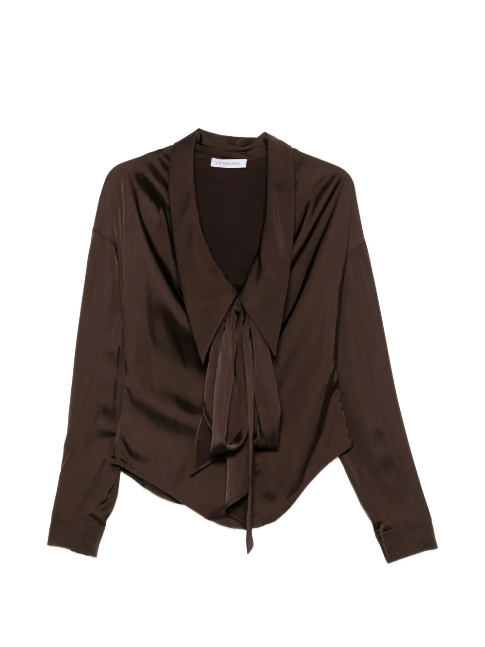 Viktor & Rolf Camicia con scollo a V - Marrone