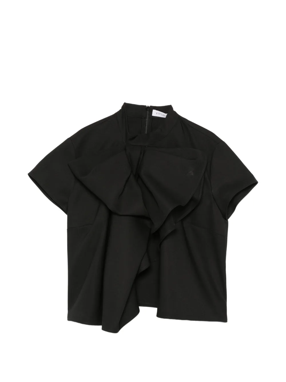 Viktor & Rolf Blusa con fiocco - Nero