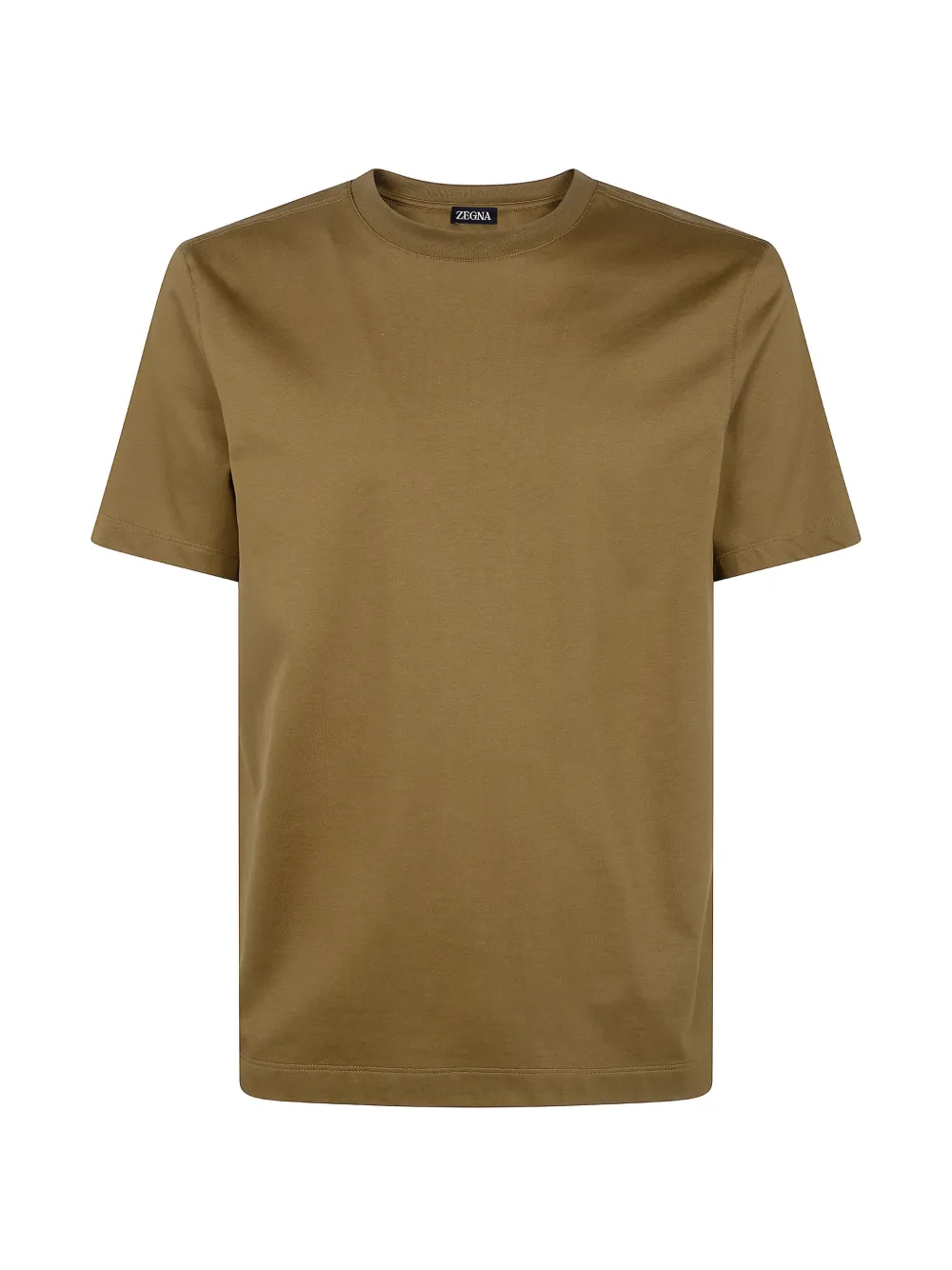 Zegna logo-patch T-shirt - Braun