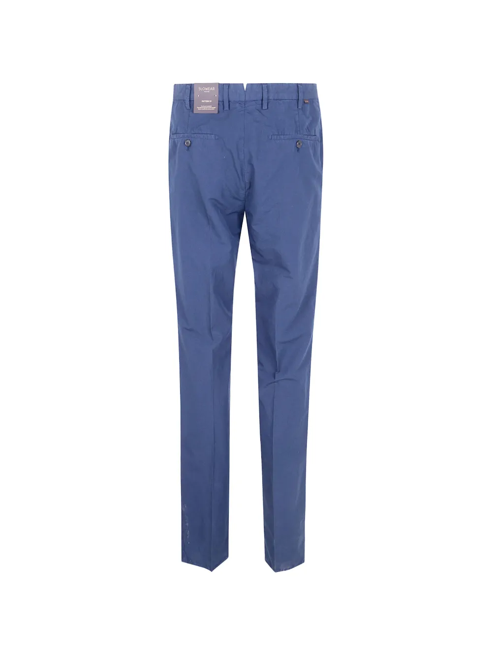 Incotex Straight plooibroek Blauw