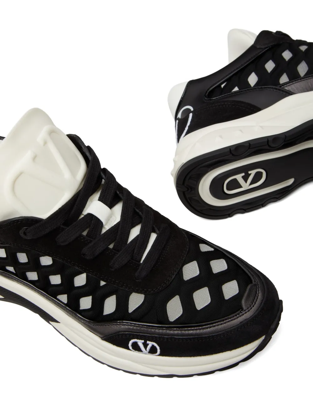 Valentino Garavani Ready Go Runner VLogo Signature sneakers Zwart