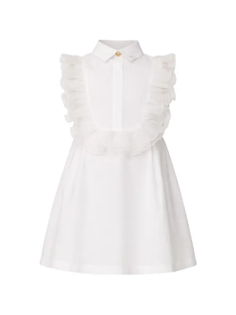 Elisabetta Franchi La Mia Bambina ruffled-trim sleeveless dress