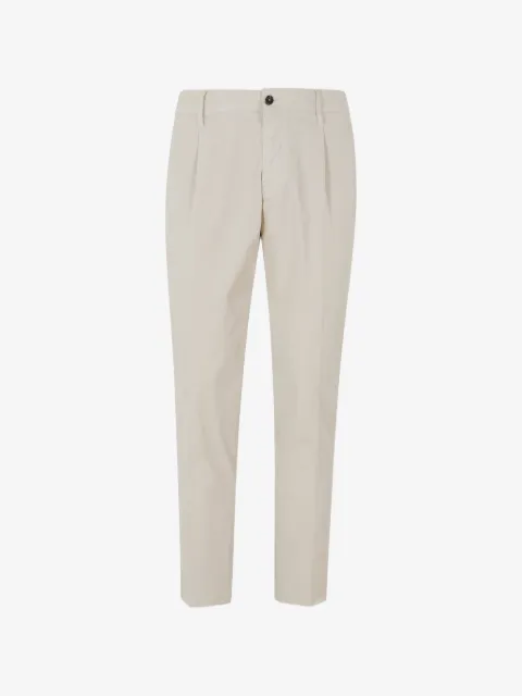 BE ABLE pleated tapered trousers