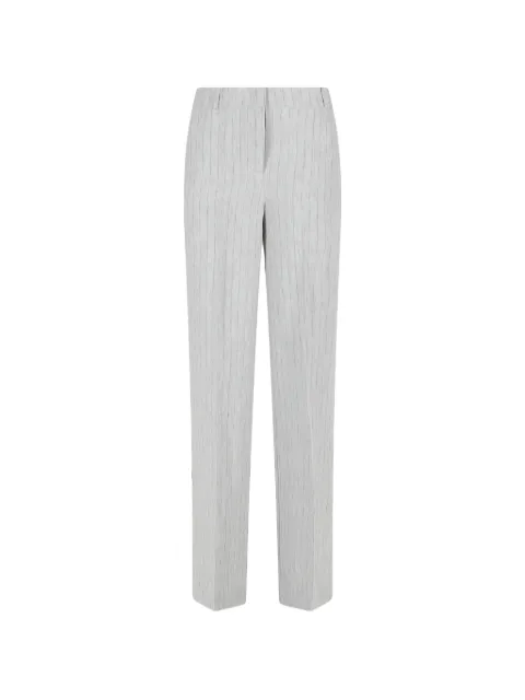 Kiltie Andrea vertical-stripe straight-leg trousers