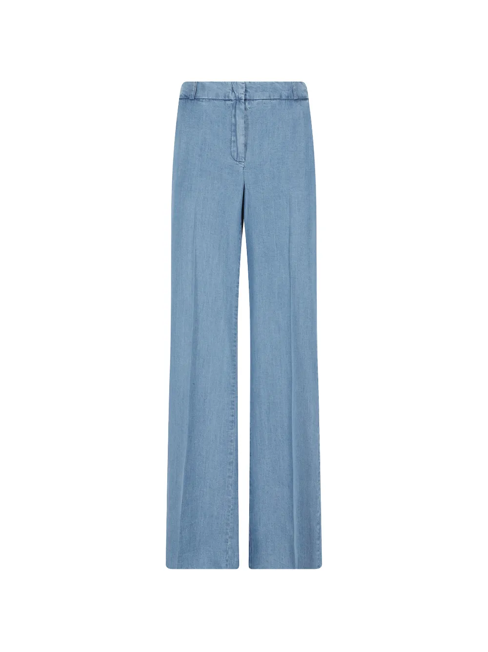 Kiltie Andrea pressed-crease trousers - Blu