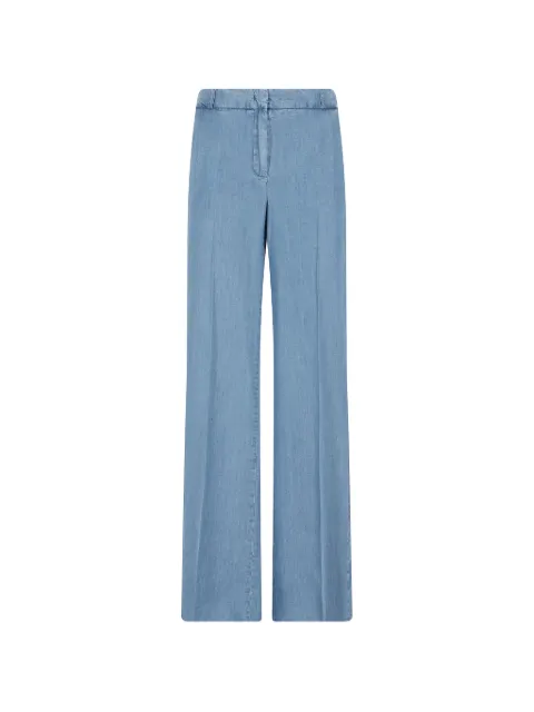 Kiltie Andrea pressed-crease trousers