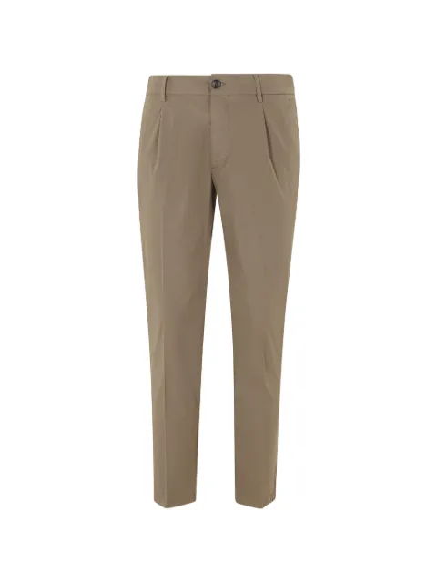 BE ABLE pleated tapered-leg trousers