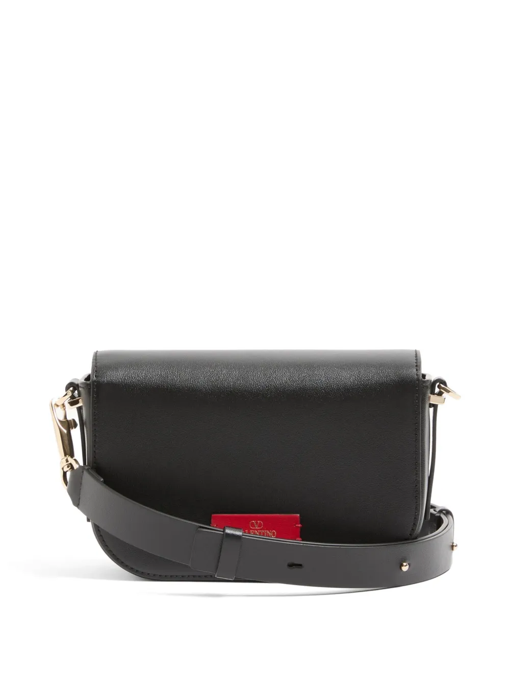 Valentino Garavani VLogo Walk kleine kalfsleren crossbodytas Zwart