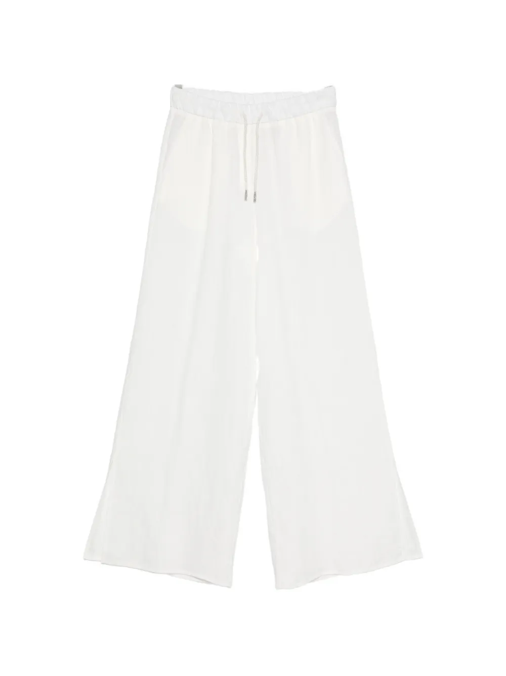 PANICALE drawstring-waist trousers - Bianco
