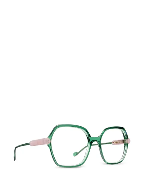 Caroline Abram Rosen geometric-frame sunglasses