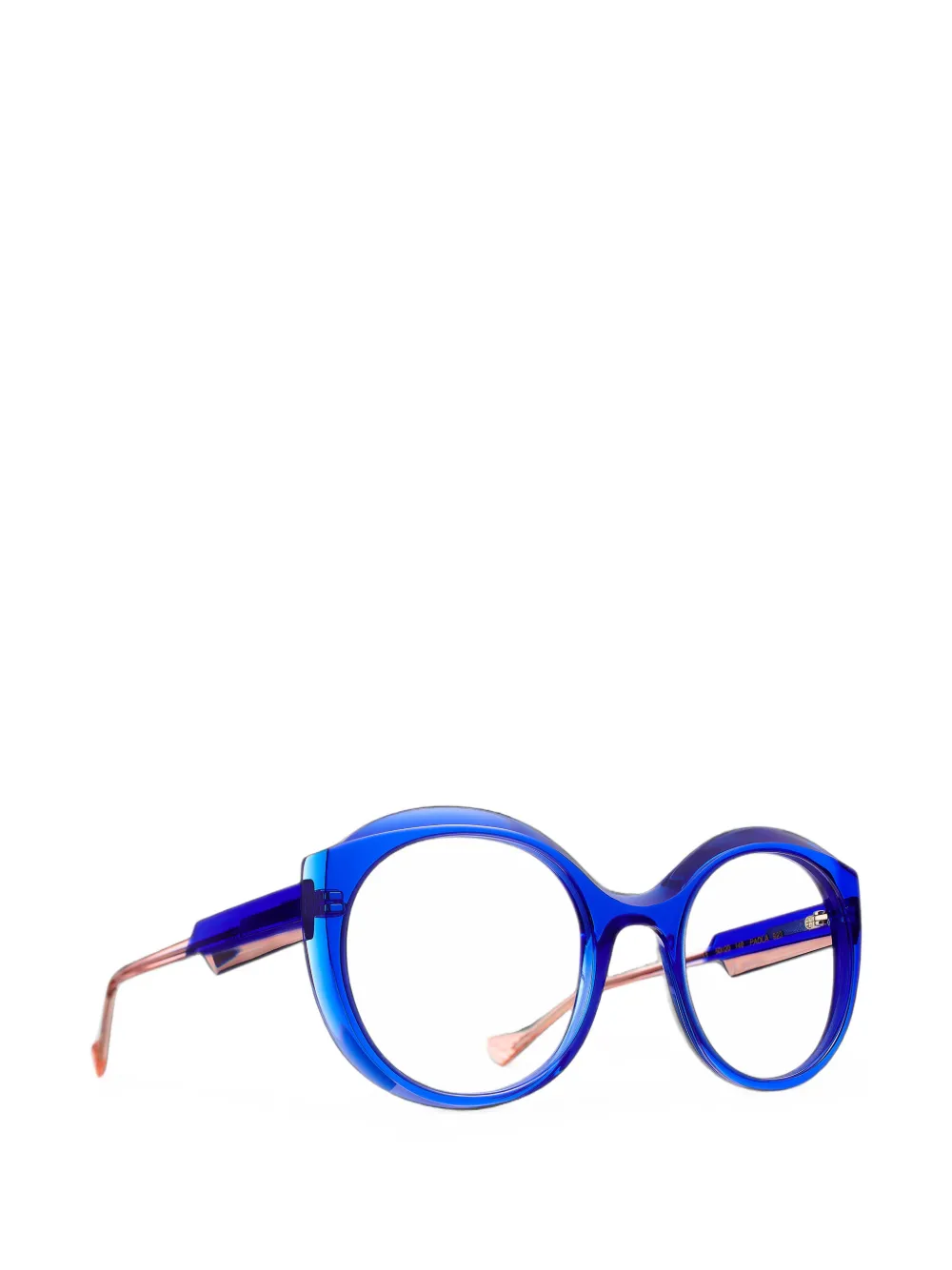 Caroline Abram Paola round-frame glasses - Blu