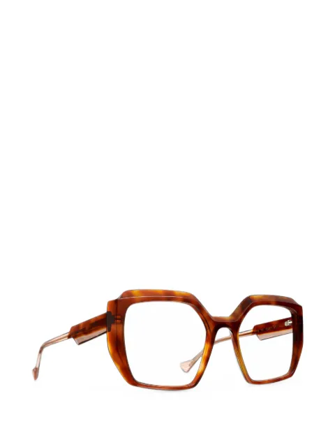 Caroline Abram Peggy geometric-frame glasses