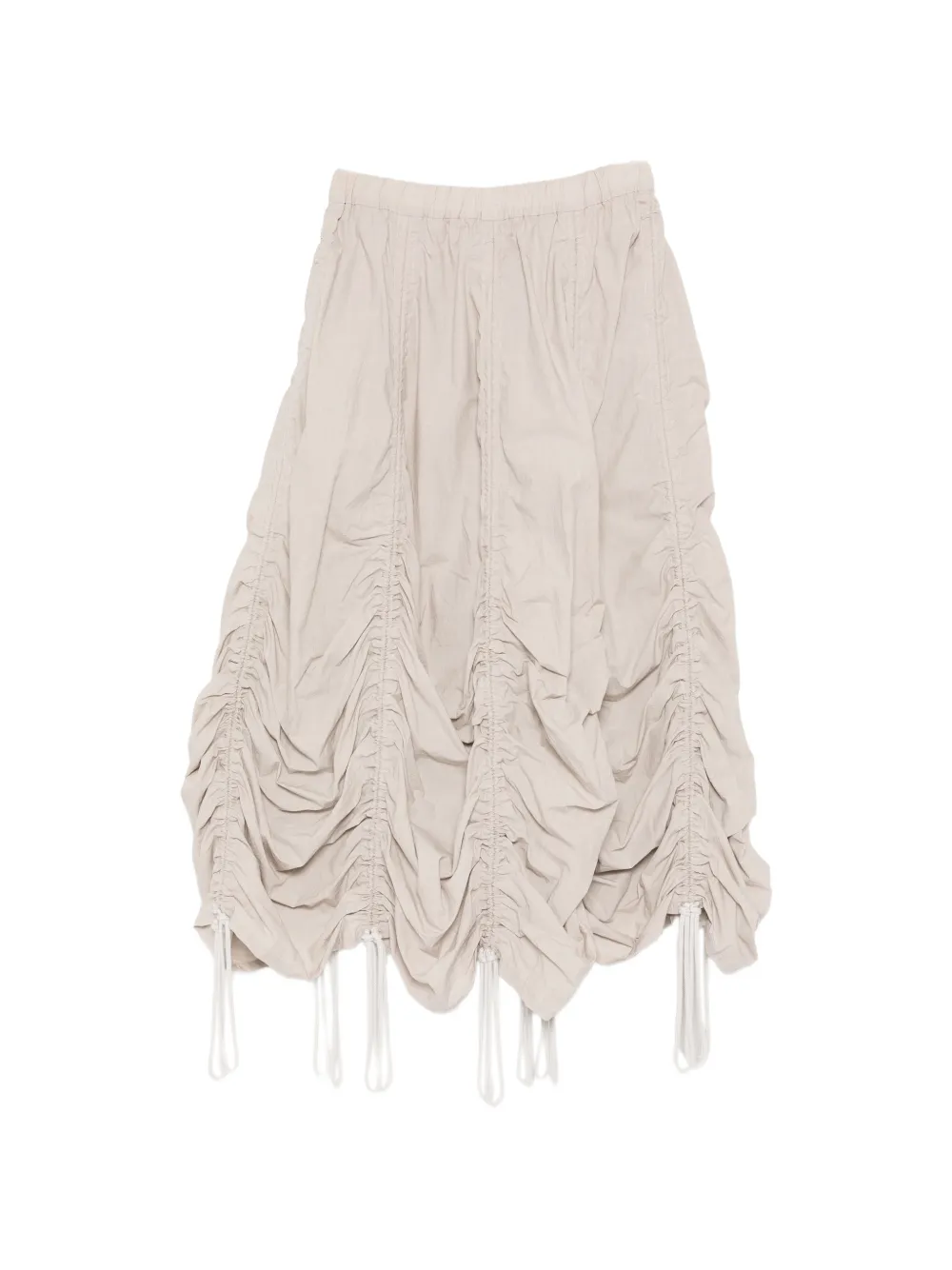 Lauren Manoogian ruched drawstring skirt - Nude