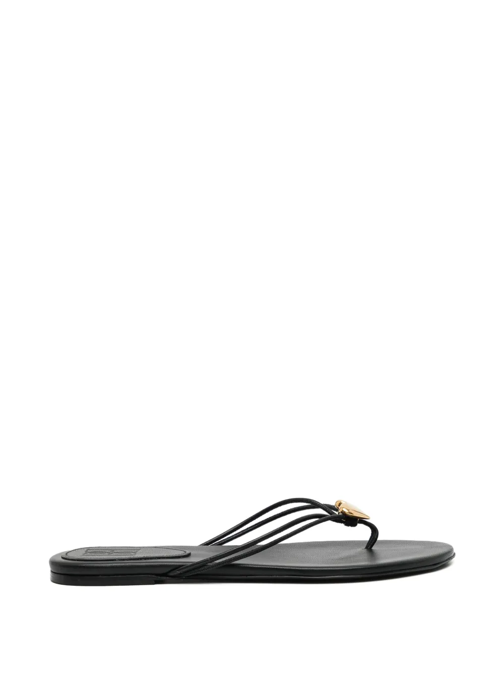 By Malene Birger natta heart sandals Zwart