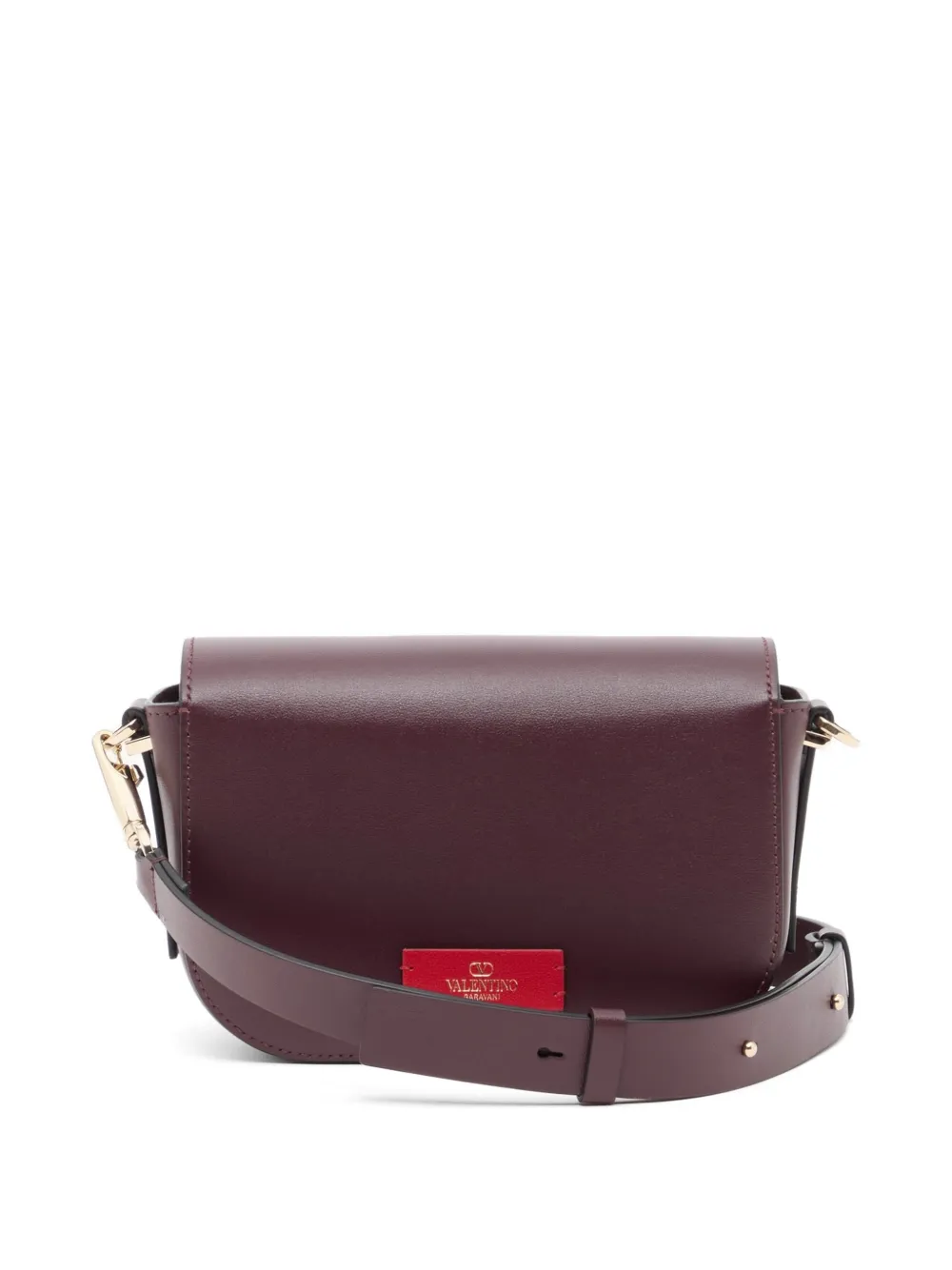 Valentino Garavani VLogo Walk kleine kalfsleren crossbodytas Paars