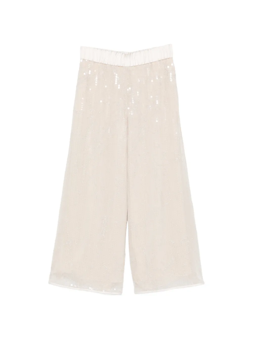 Peserico sequin-embellished pants - Toni neutri
