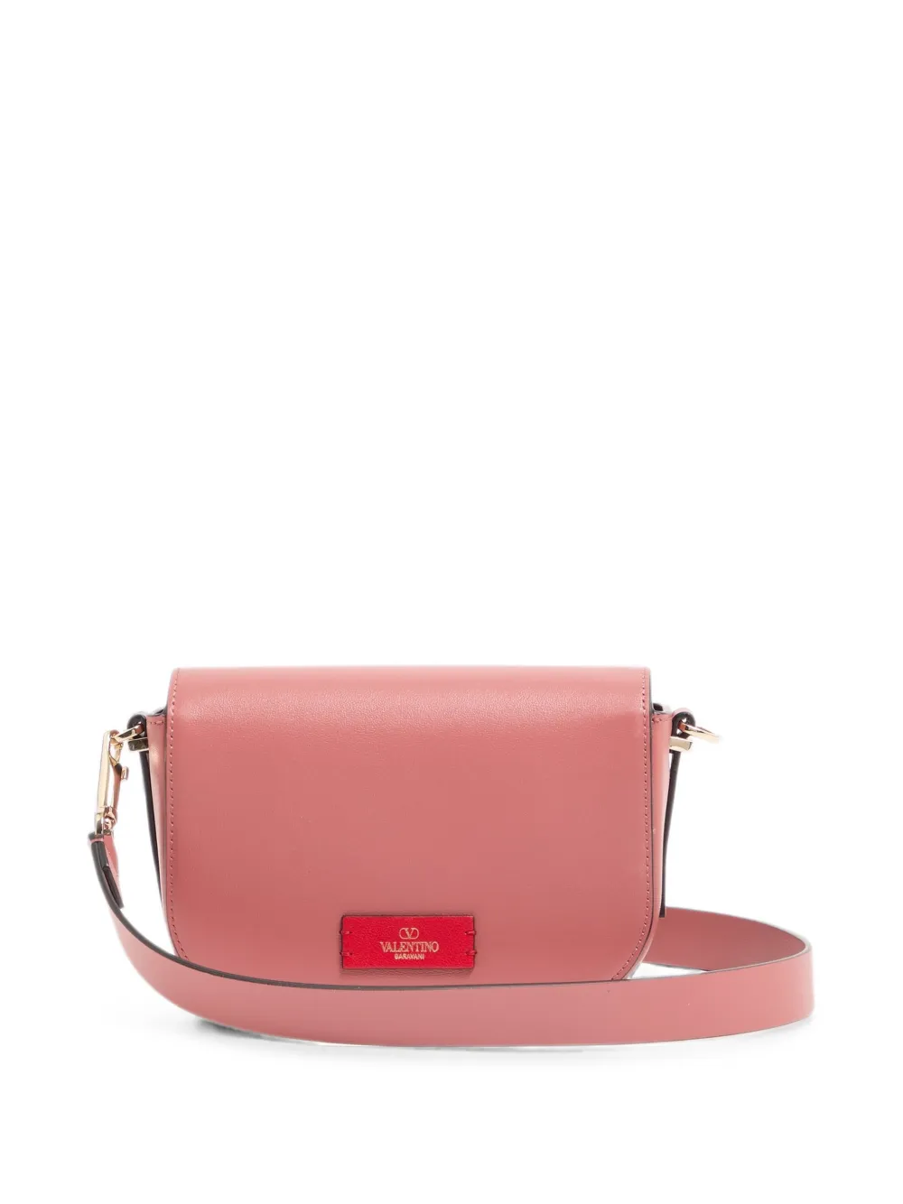 Valentino Garavani VLogo Walk kleine kalfsleren crossbodytas Roze