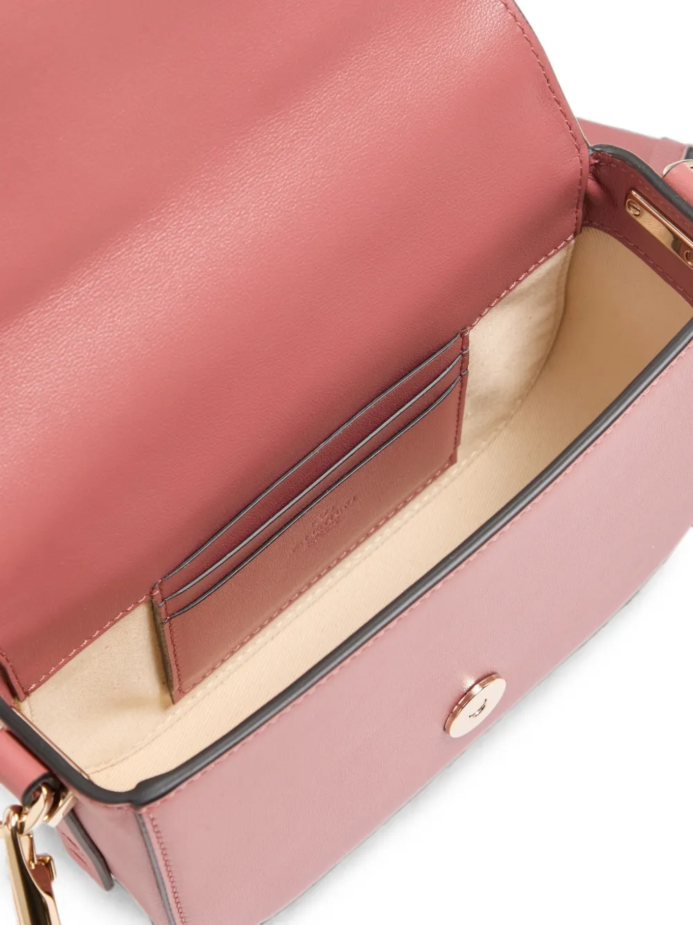 Valentino Garavani VLogo Walk kleine kalfsleren crossbodytas Roze