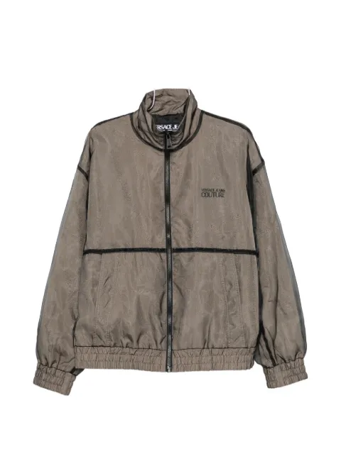 Versace Jeans Couture logo-print zip-up jacket