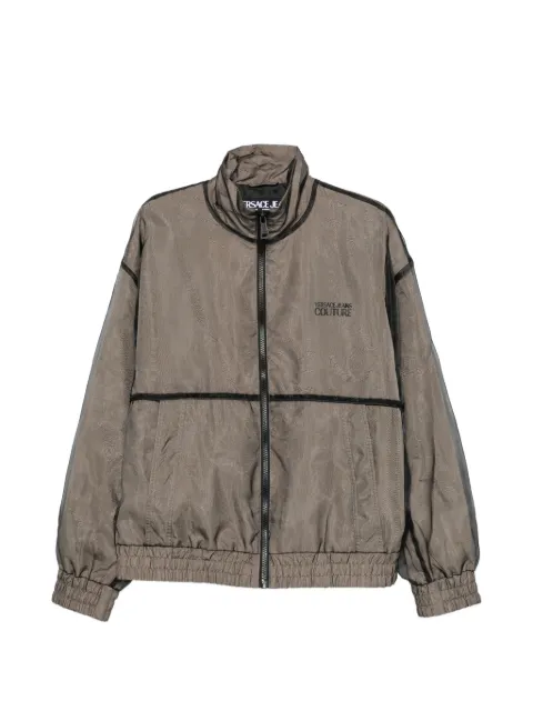 Versace Jeans Couture logo-print zip-up jacket