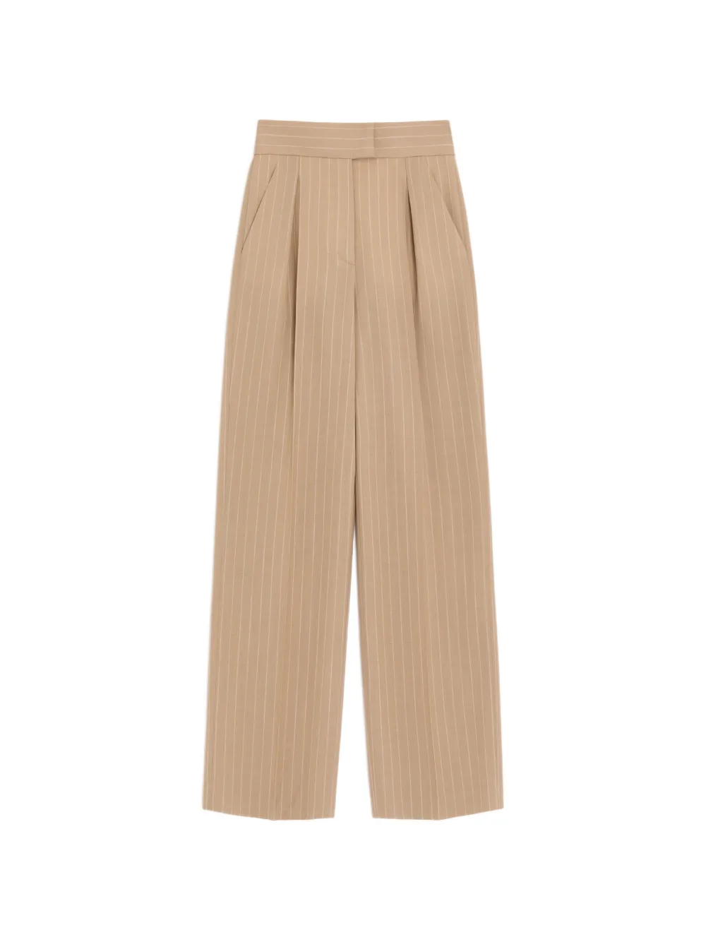 Valentino Garavani faded pinstripe trousers - Nude
