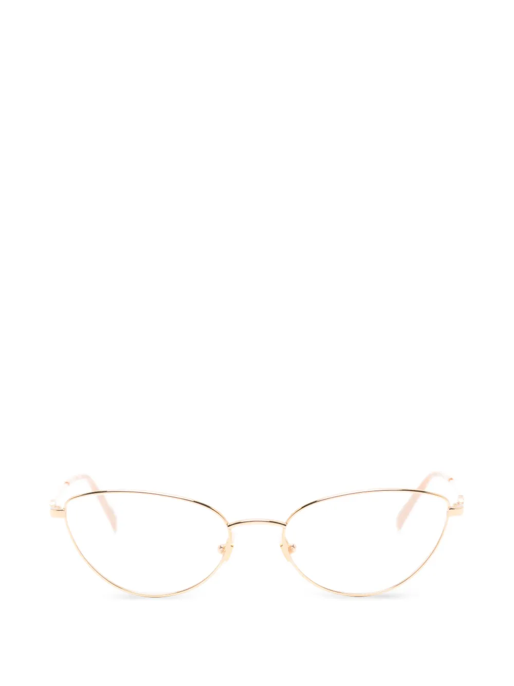 VALENTINO GARAVANI EYEWEAR VLogo cat-eye glasses - Oro