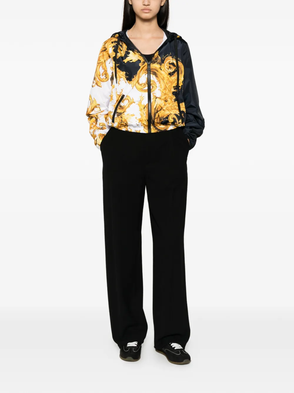 Versace Jeans Couture Jack met barokprint Geel