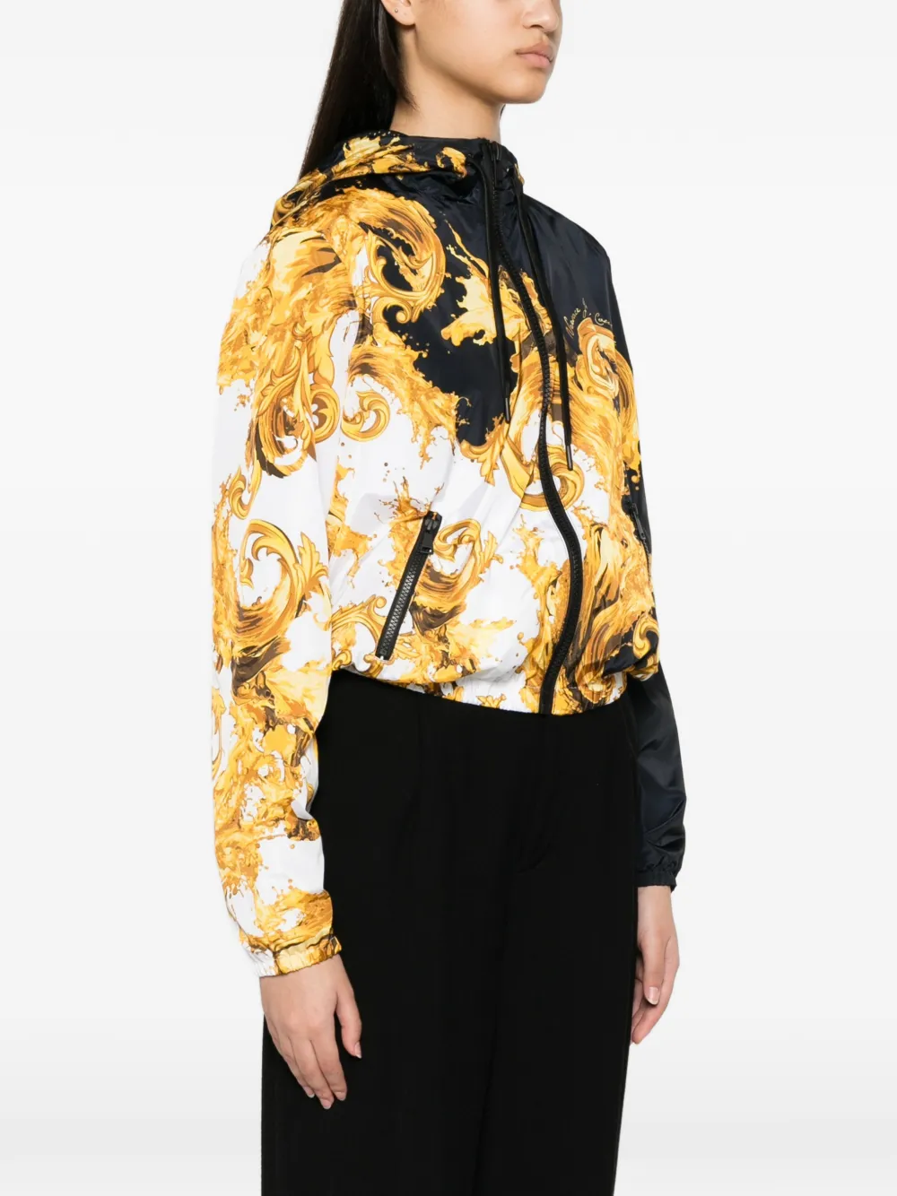 Versace Jeans Couture Jack met barokprint Geel