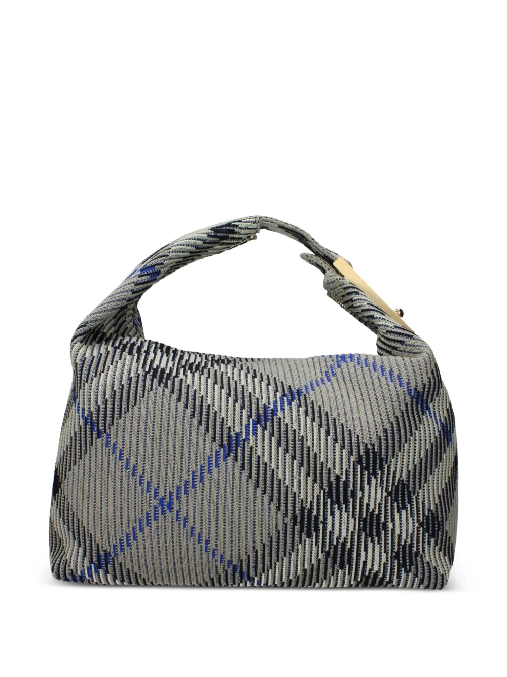 Burberry Geruite shopper Groen