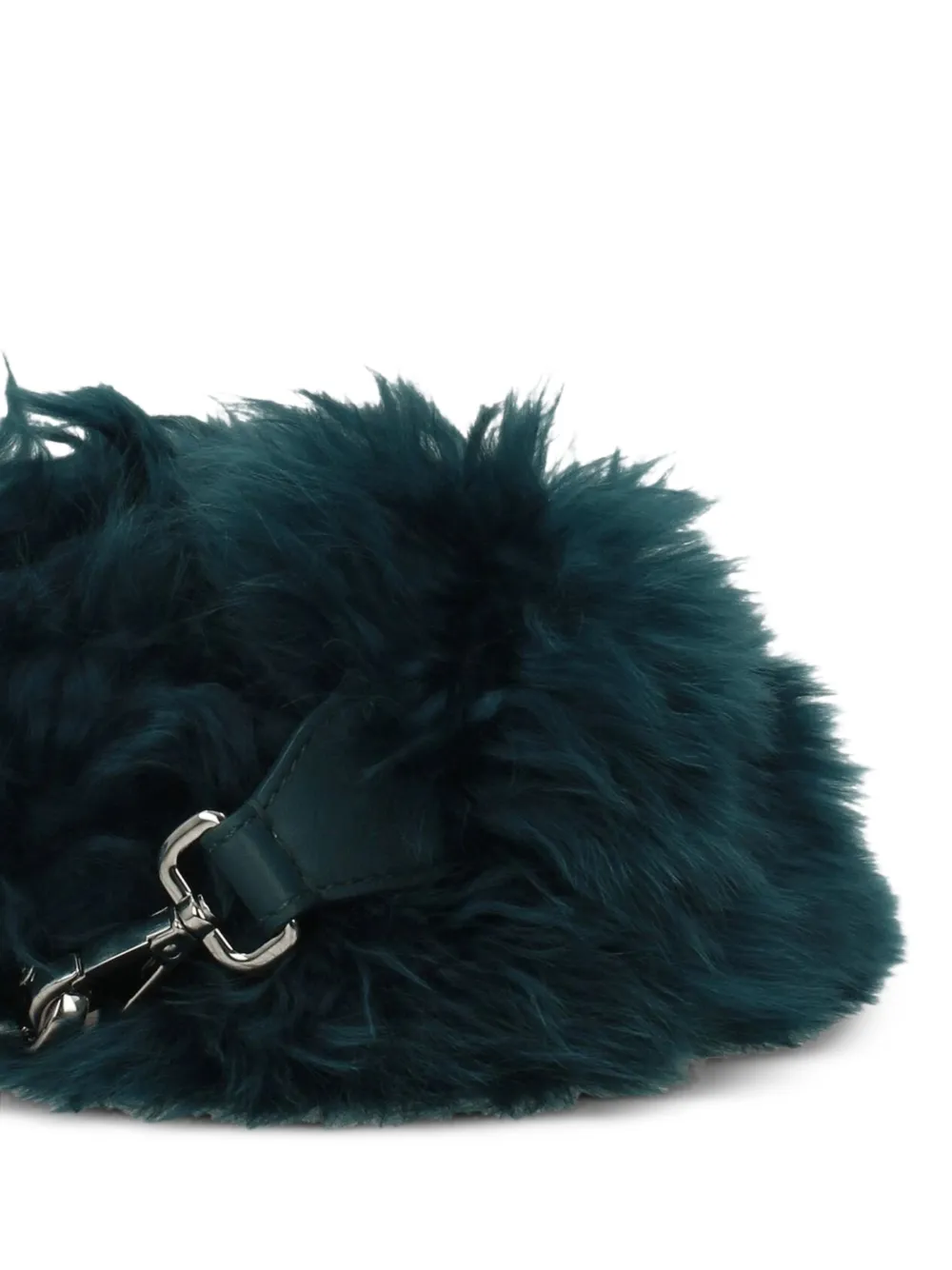 FENDI Schoudertas van imitatiebont Groen