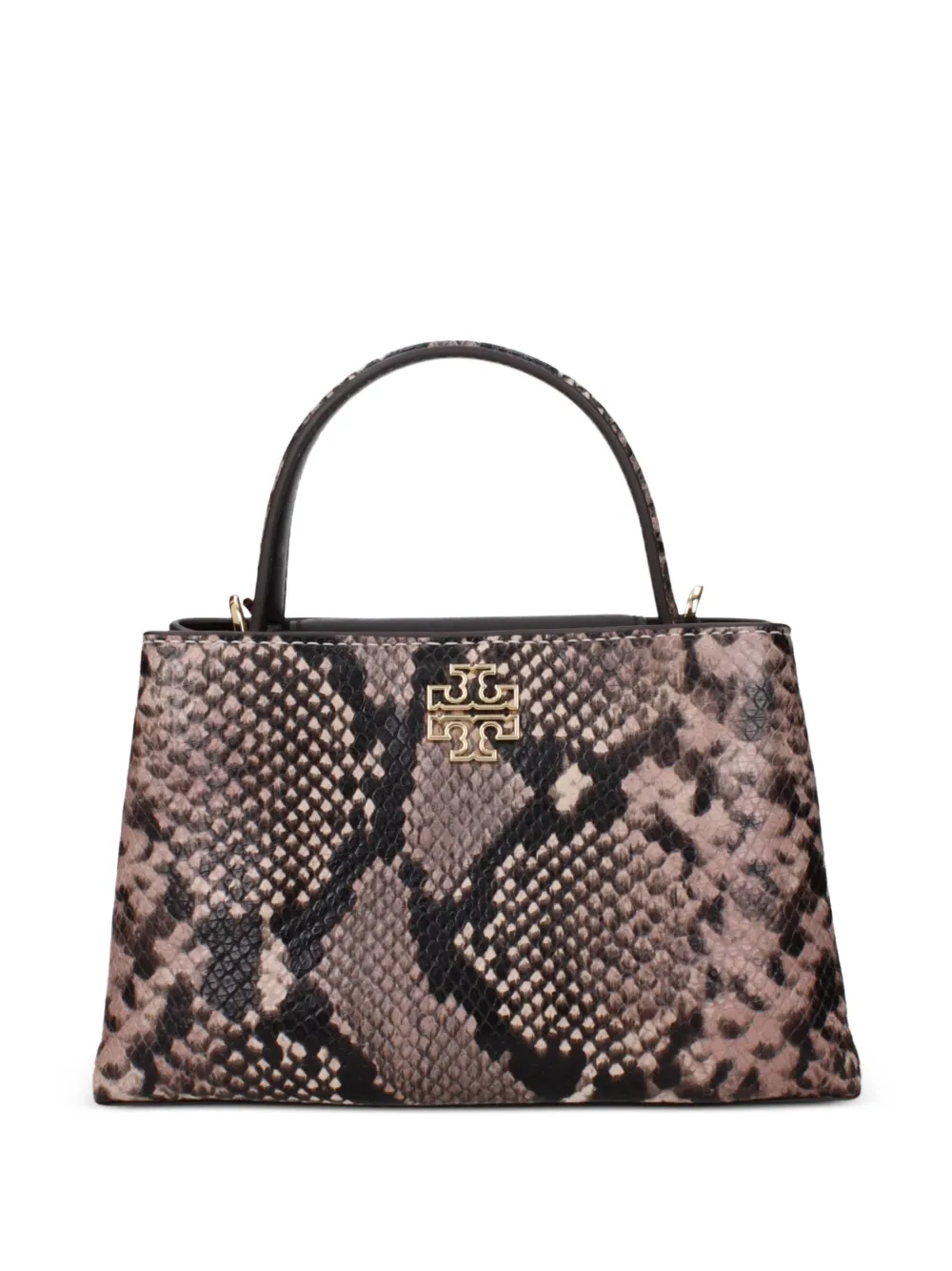 Tory Burch Lee Radziwill Double snakeskin-effect tote bag - Toni neutri