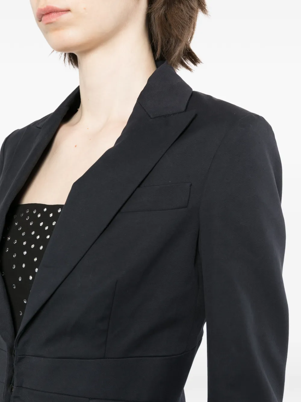 DSQUARED2 Blazer met enkele rij knopen Zwart