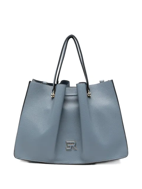 ERMANNO FIRENZE  large Anora logo-plaque leather tote bag