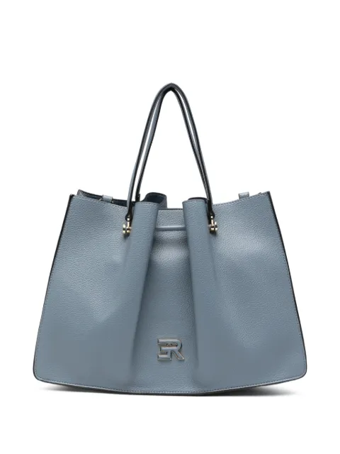 ERMANNO FIRENZE  large Anora logo-plaque leather tote bag