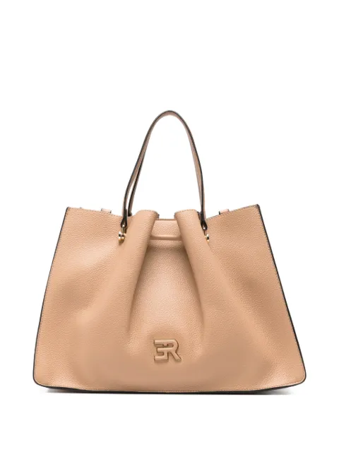 ERMANNO FIRENZE  bolso shopper Anora grande con placa del logo