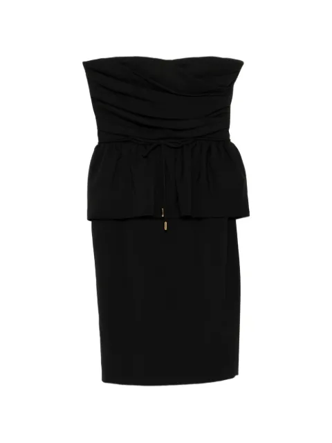 DSQUARED2 strapless peplum-waist dress