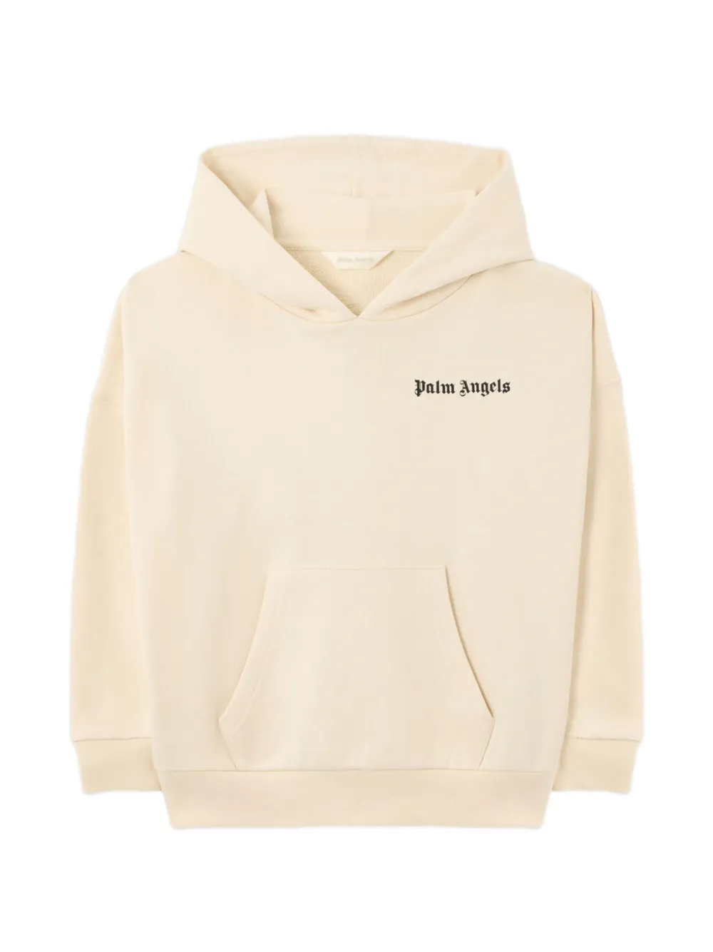 Palm Angels Kids oversize-fit hoodie - Toni neutri