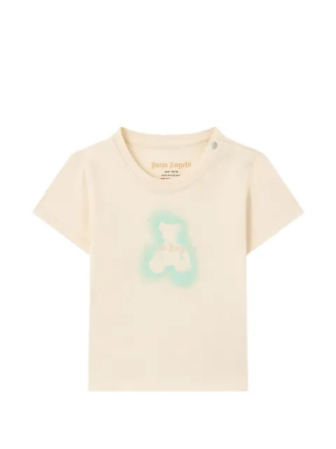 Palm Angels Kids Spray Bear T-shirt