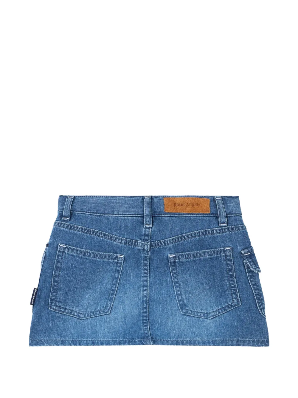 Palm Angels Kids Cargo mini-rok Blauw