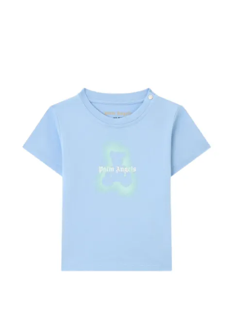 Palm Angels Kids Spray Bear T-shirt