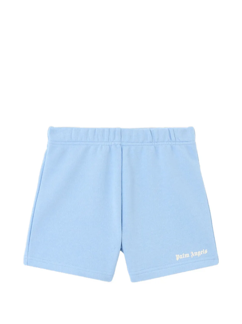 Palm Angels Kids logo-print shorts - Blu