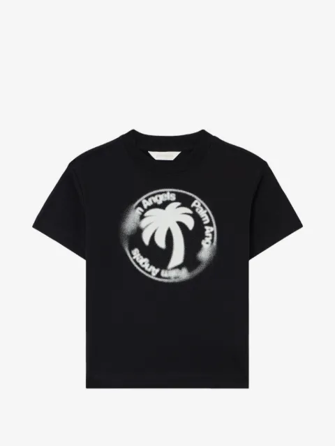 Palm Angels Kids t-shirt med palmtryck