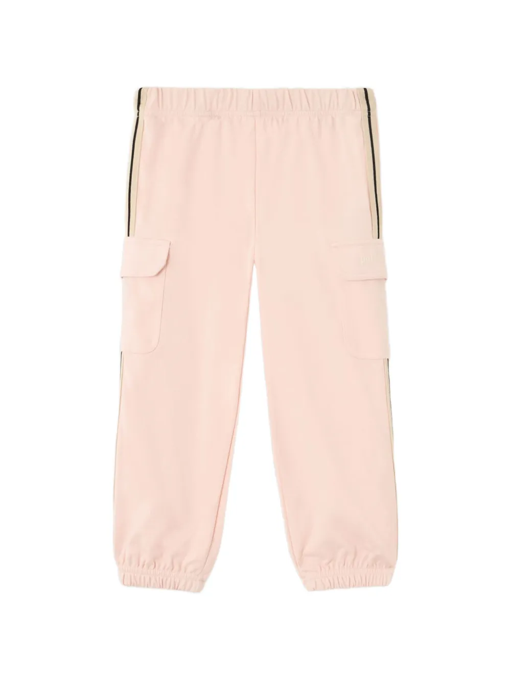 Palm Angels Kids side-stripe cargo pants - Rosa