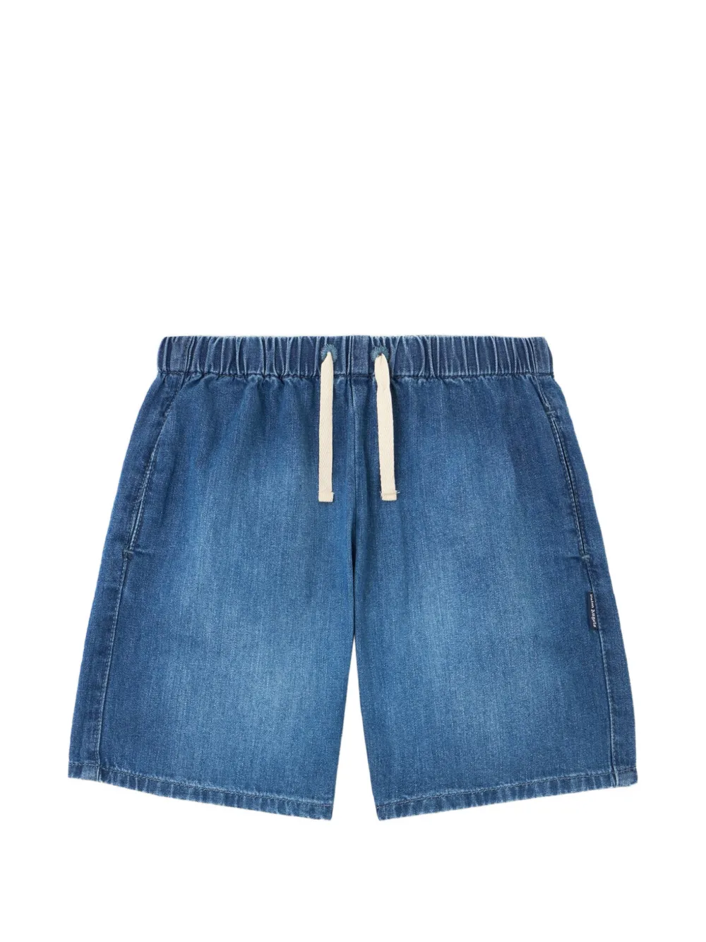 Palm Angels Kids logo-print shorts - Blu