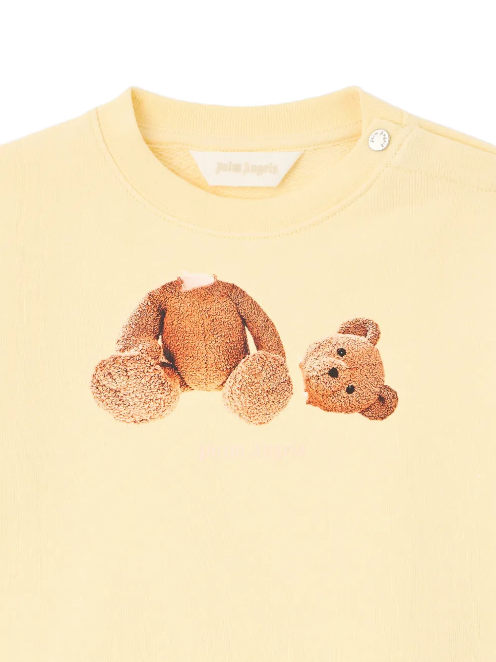 Palm Angels Kids Trui met beerprint Geel