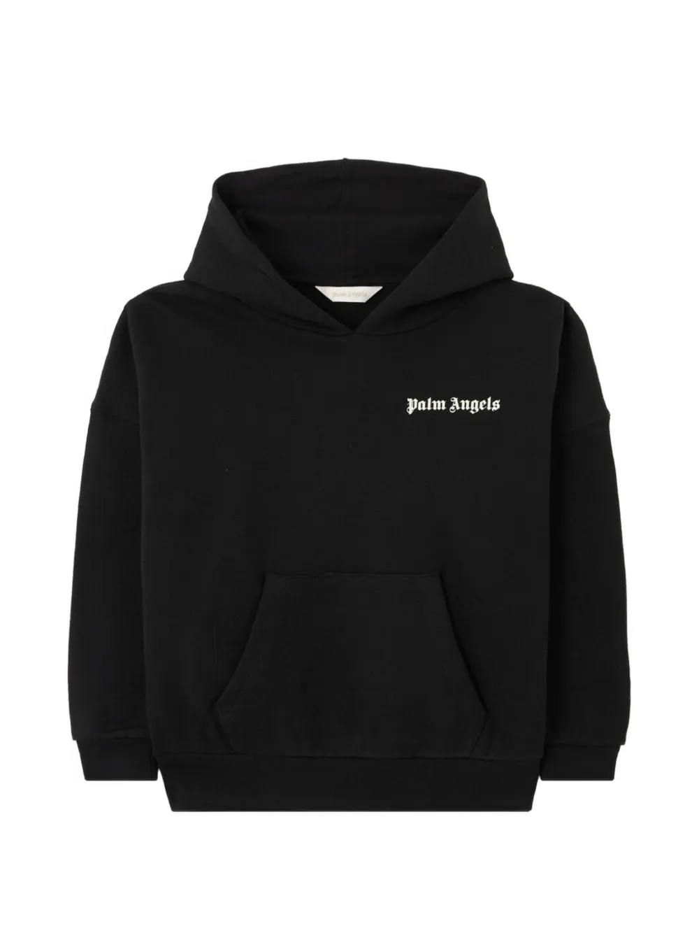 Palm Angels Kids logo-print hoodie - Nero