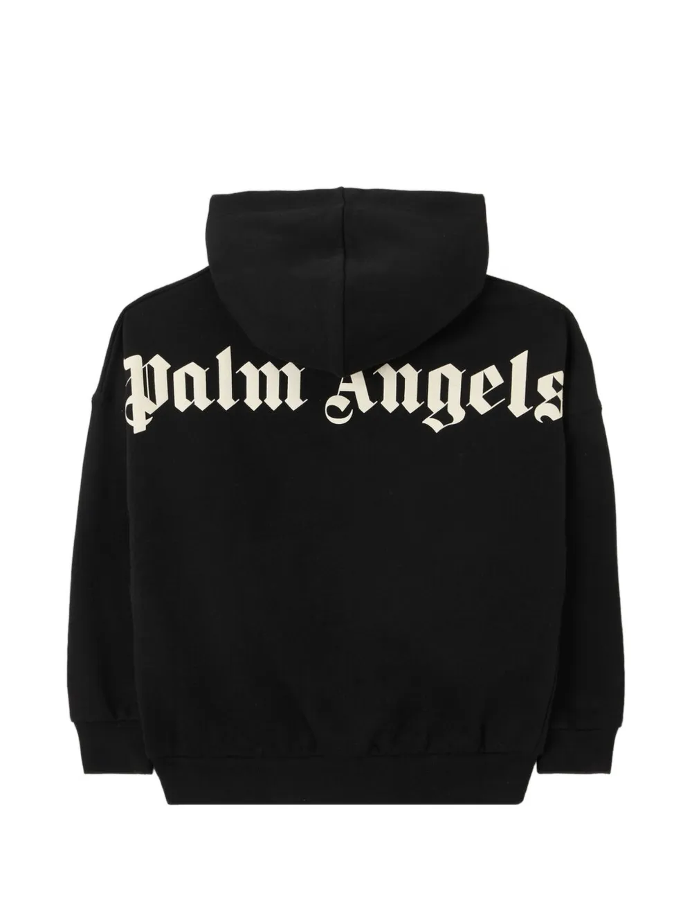 Palm Angels Kids Hoodie met logoprint Zwart