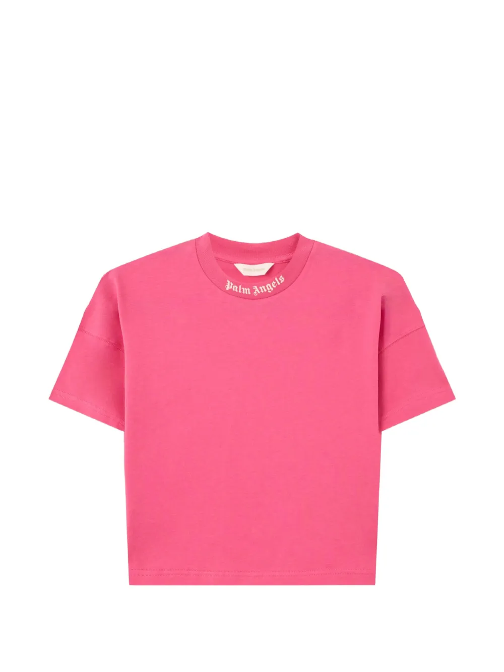 Palm Angels Kids logo-print T-shirt - Rosa