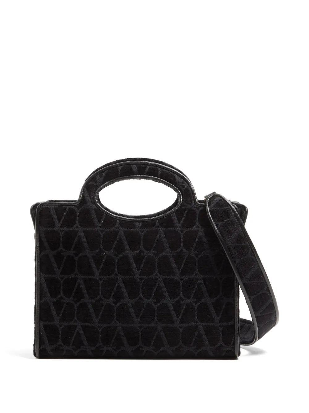 Valentino Garavani Toile Iconographe small shopping bag - Schwarz