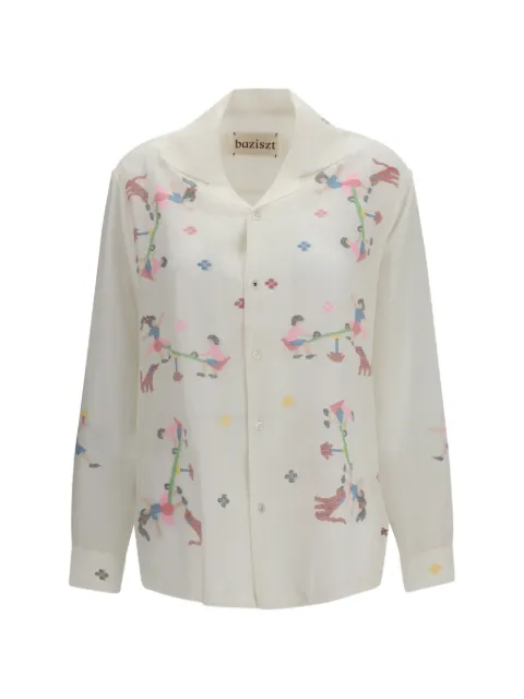 Baziszt Joy Jam embroidered long-sleeve shirt